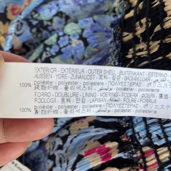 Zara Multicolored Patchwork Floral Printed Romper/Jumpsuit Size S. - Picture 14 of 14